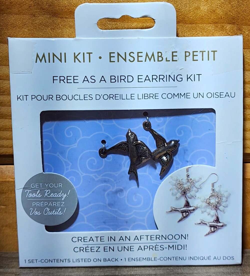 Free As A Bird DIY Mini Kit Earring Making Set Horizon Group USA